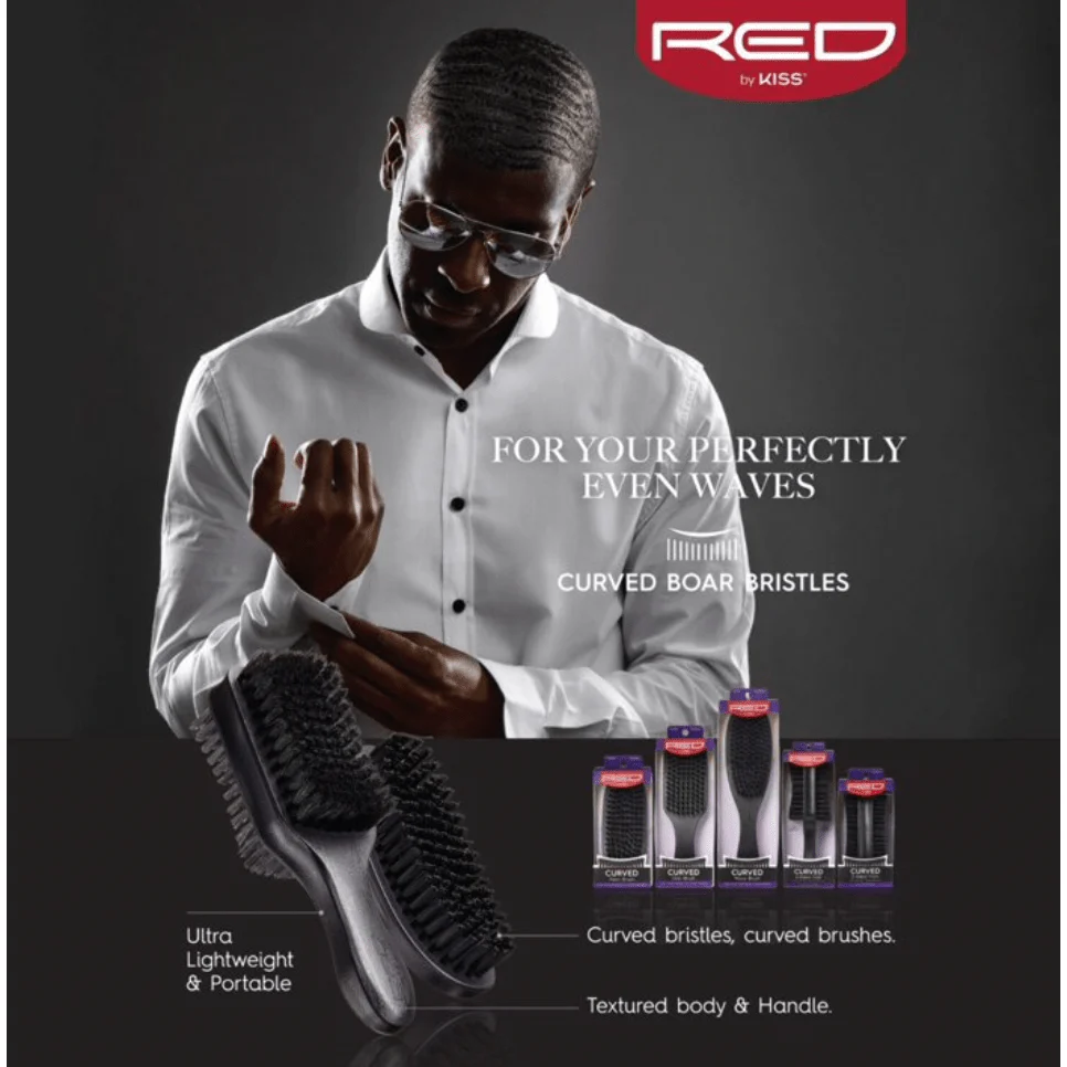 Red by Kiss Curved Club Brush - Image 6