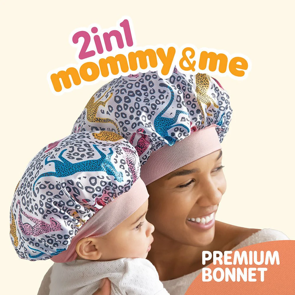 Red by Kiss Baby Satin Premium Bonnet 2-in-1 Mommy & Me Set - Image 4