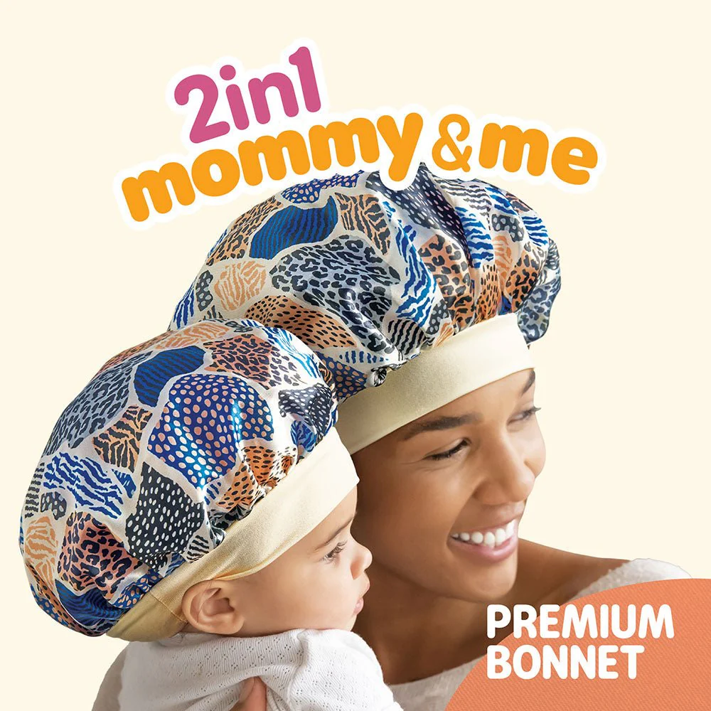 Red by Kiss Baby Satin Premium Bonnet 2-in-1 Mommy & Me Set - Image 5