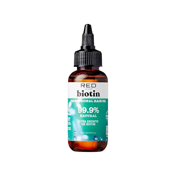 Red by Kiss Biotin Infused Hair Oil - Natural & Organic 2.5oz - Image 8