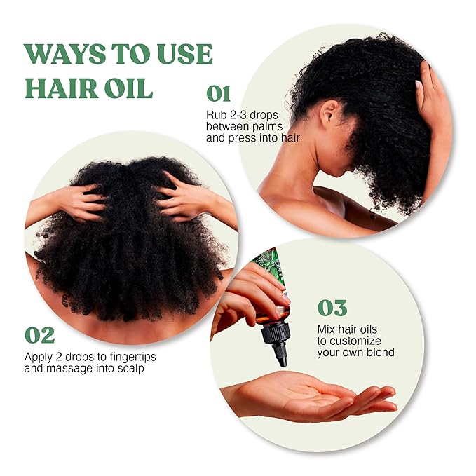 Red by Kiss Biotin Infused Hair Oil - Natural & Organic 2.5oz - Image 9