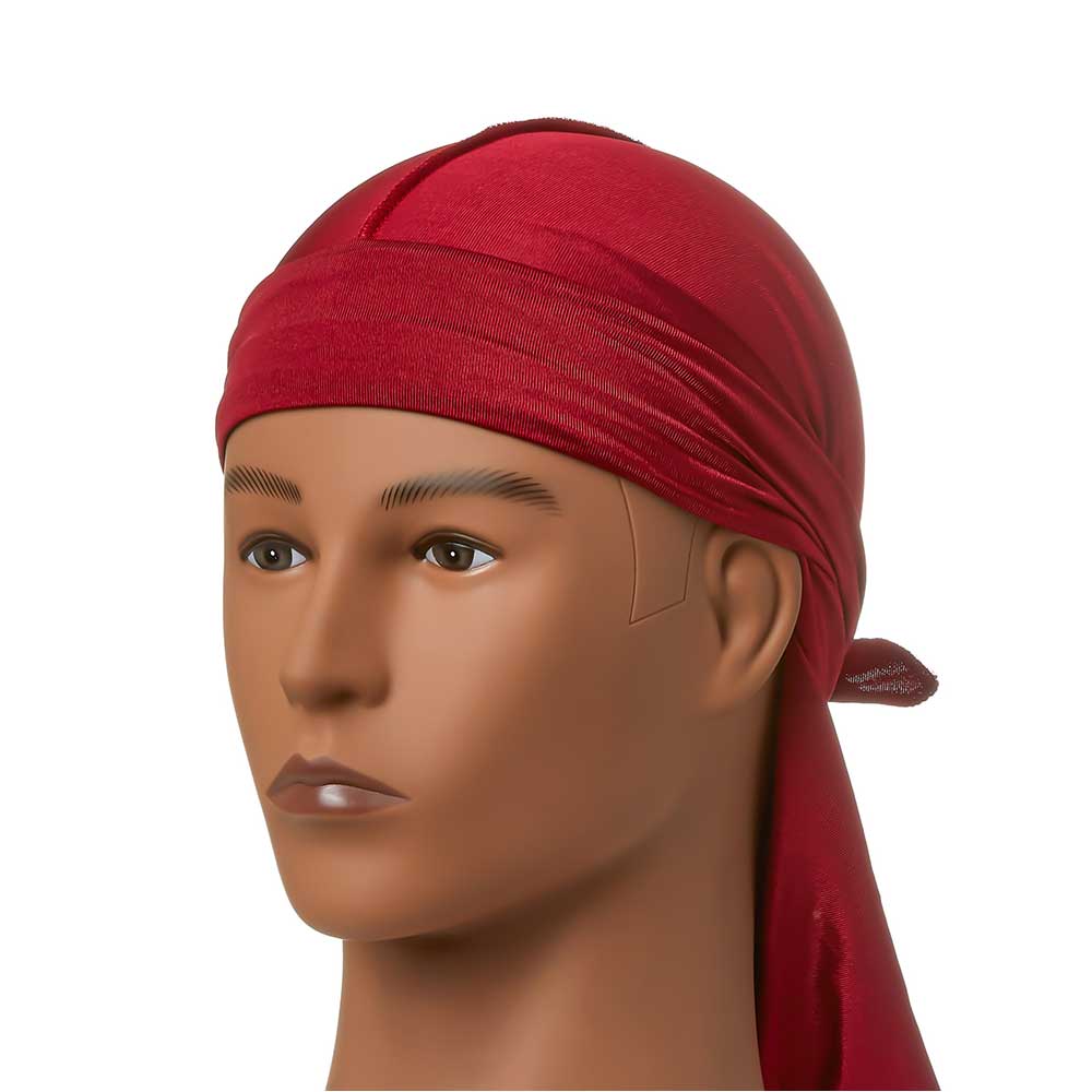 Red by Kiss Bow Wow X Power Wave Silky Durag – Ultra-Stretch Compression - Image 5