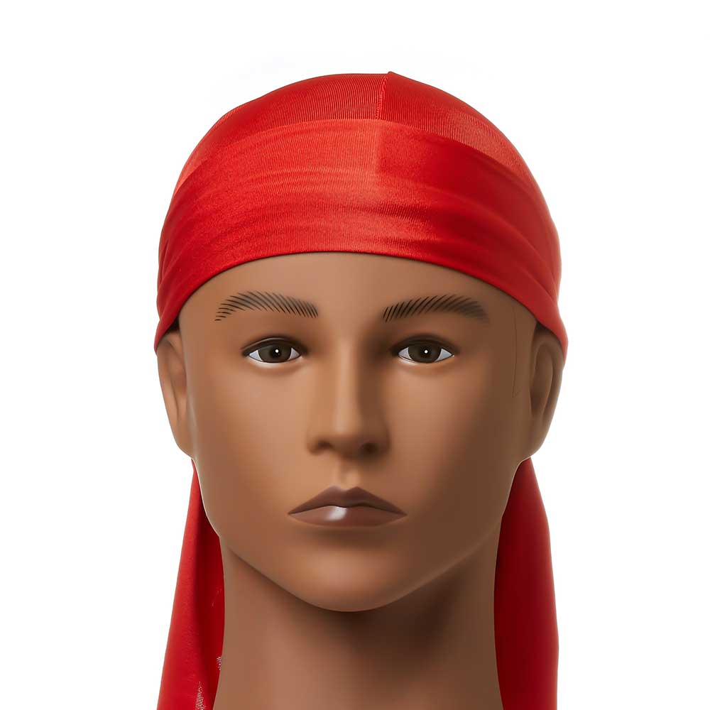 Red by Kiss Bow Wow X Power Wave Silky Durag – Ultra-Stretch Compression - Image 8