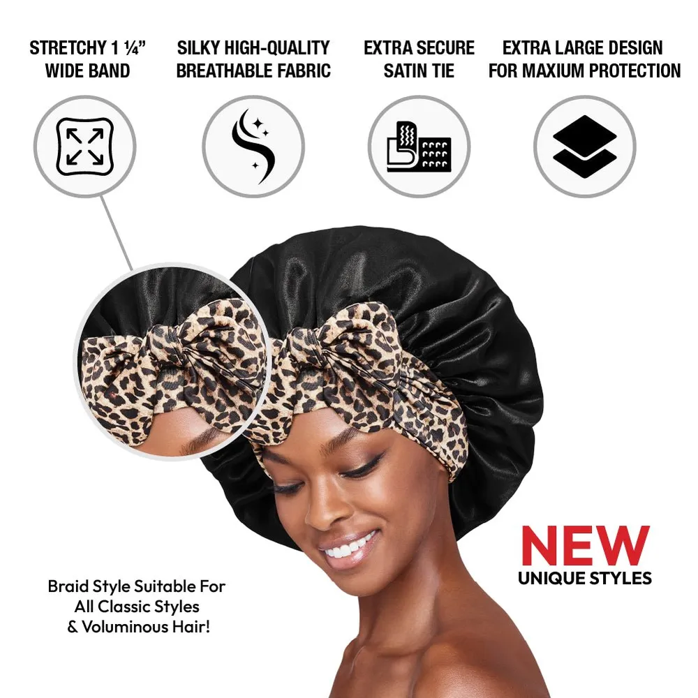 Red by Kiss Satin Tie Bonnet XL - Image 7