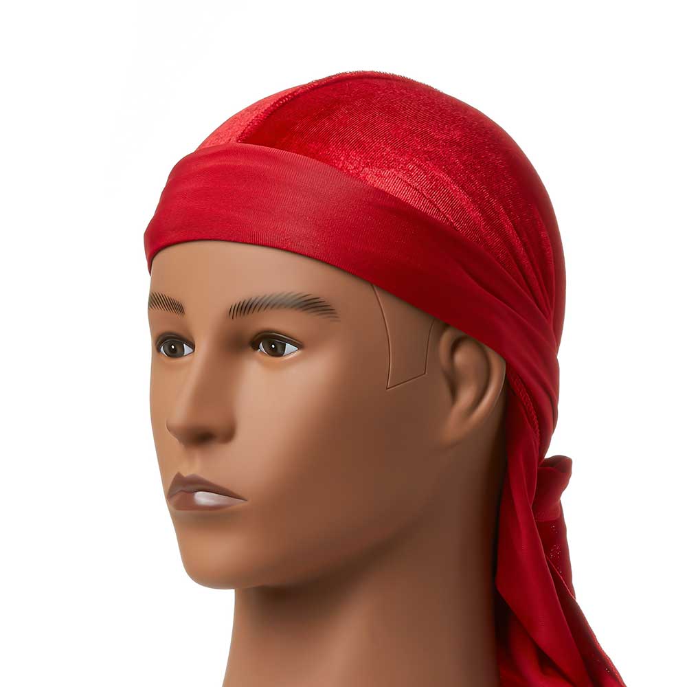Red by Kiss Bow Wow X Power Wave Velvet Durag β Premium Velvet Compression - Image 14