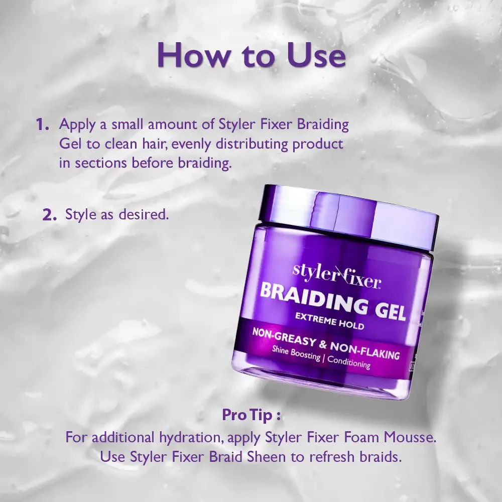 Red by Kiss Braiding Gel Extreme Hold - Image 6