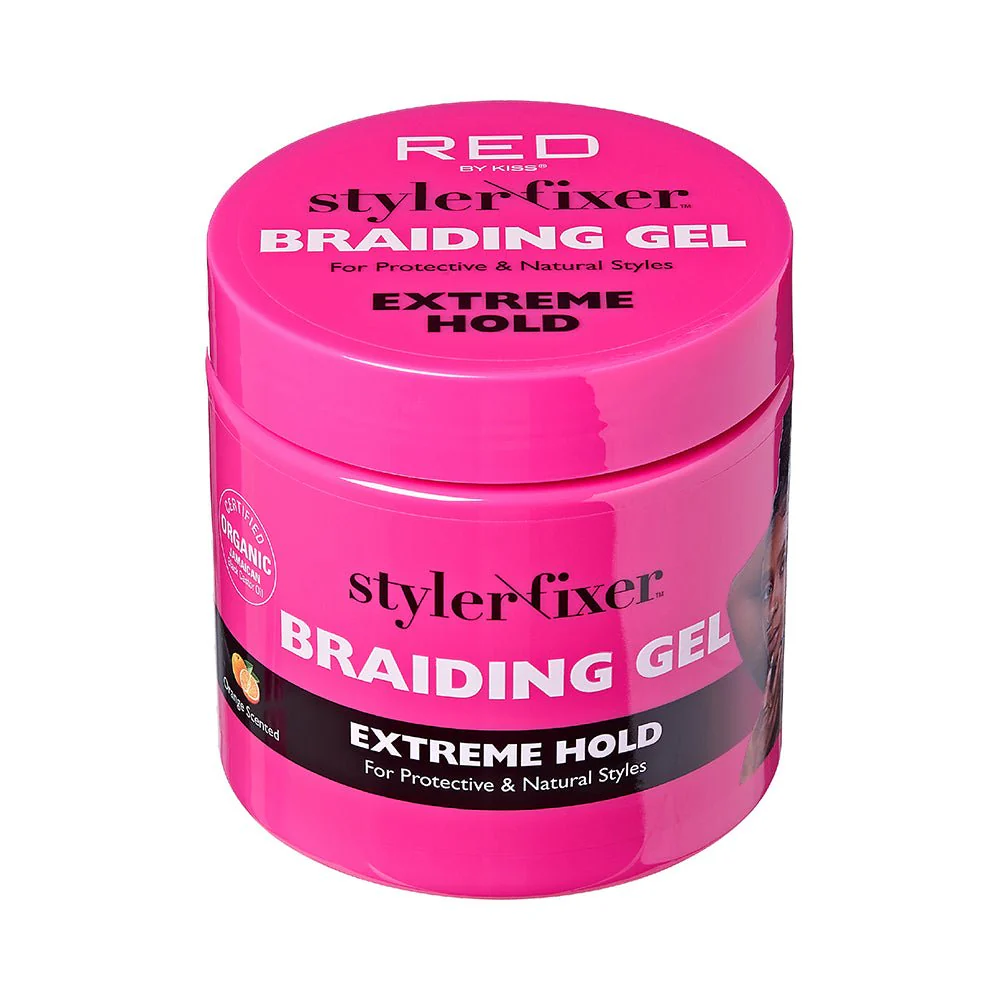 Red by Kiss Styler Fixer Braiding Gel β Extreme Hold - Image 5