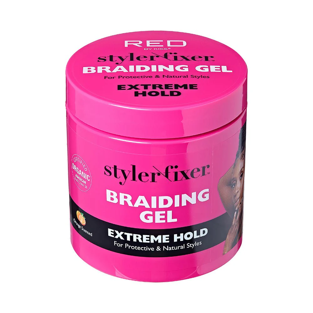 Red by Kiss Styler Fixer Braiding Gel β Extreme Hold - Image 6