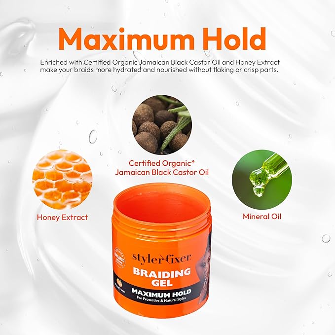 Red by Kiss Braiding Gel – Max Hold - Image 6