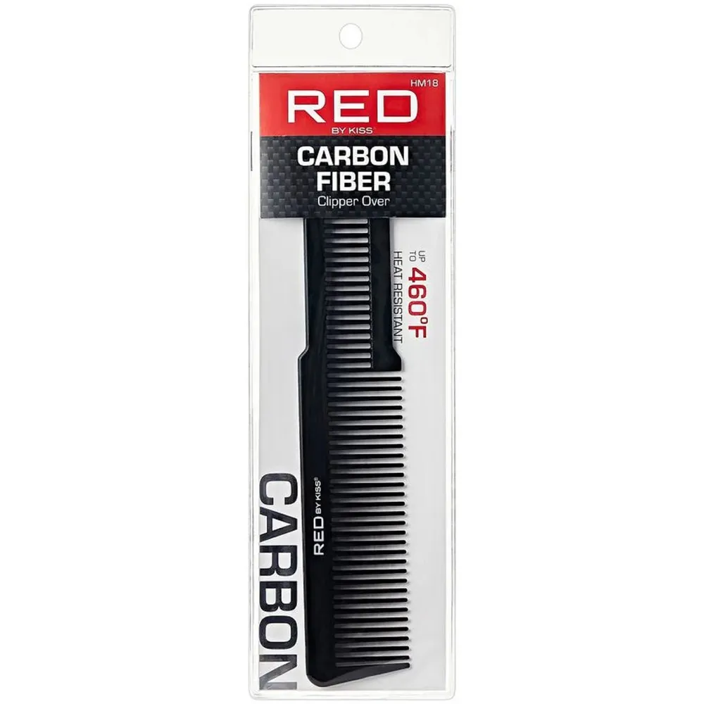 Red by Kiss Carbon Fiber Clipper Over Comb - Image 3