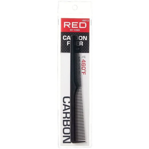 Red by Kiss Carbon Fiber Parting Rat Tail Comb