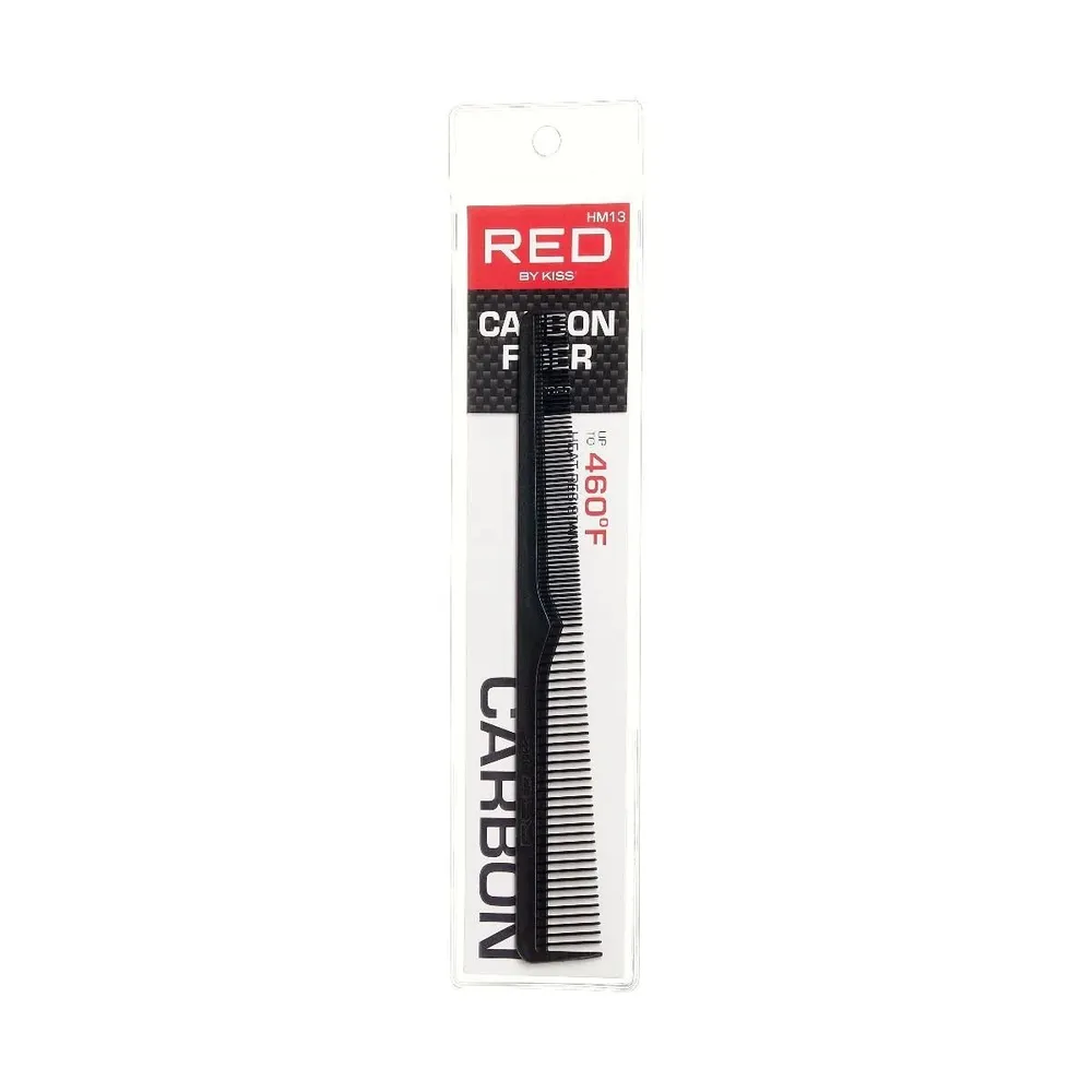 Red by Kiss Carbon Fiber Parting Rat Tail Comb - Image 3