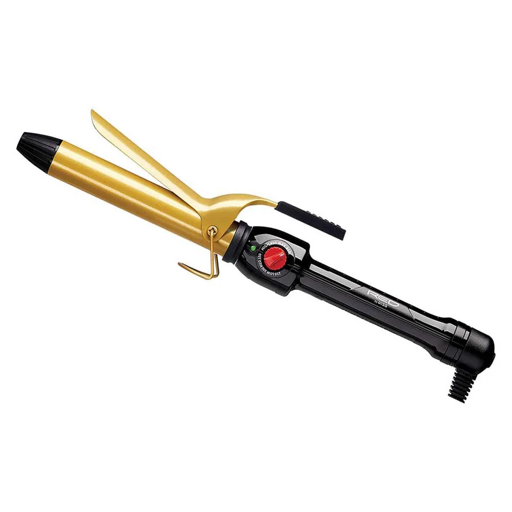 Red by Kiss Ceramic Tourmaline Professional Curling Iron 1" - Image 2