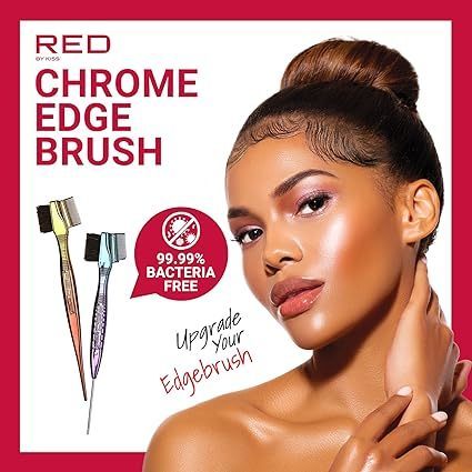 Red by Kiss Chrome Edge Brush with Pin Tail - Image 6