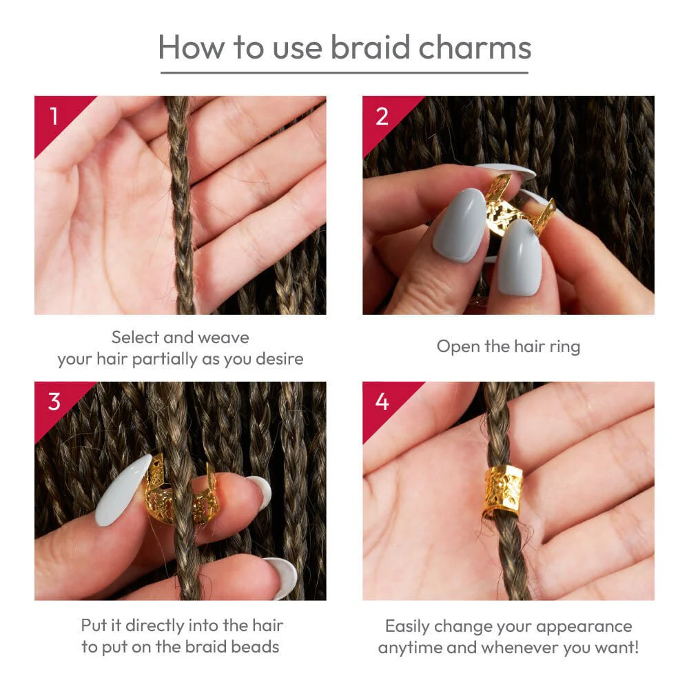 Red by Kiss Classy Style Braid Charms - Image 14