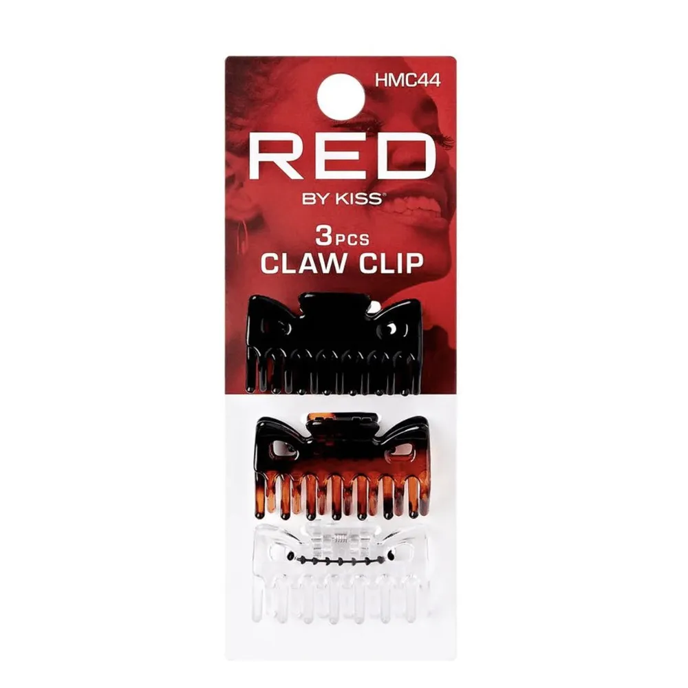 Red by Kiss 3-Piece Claw Clip Set ā Strong Hold - Image 2