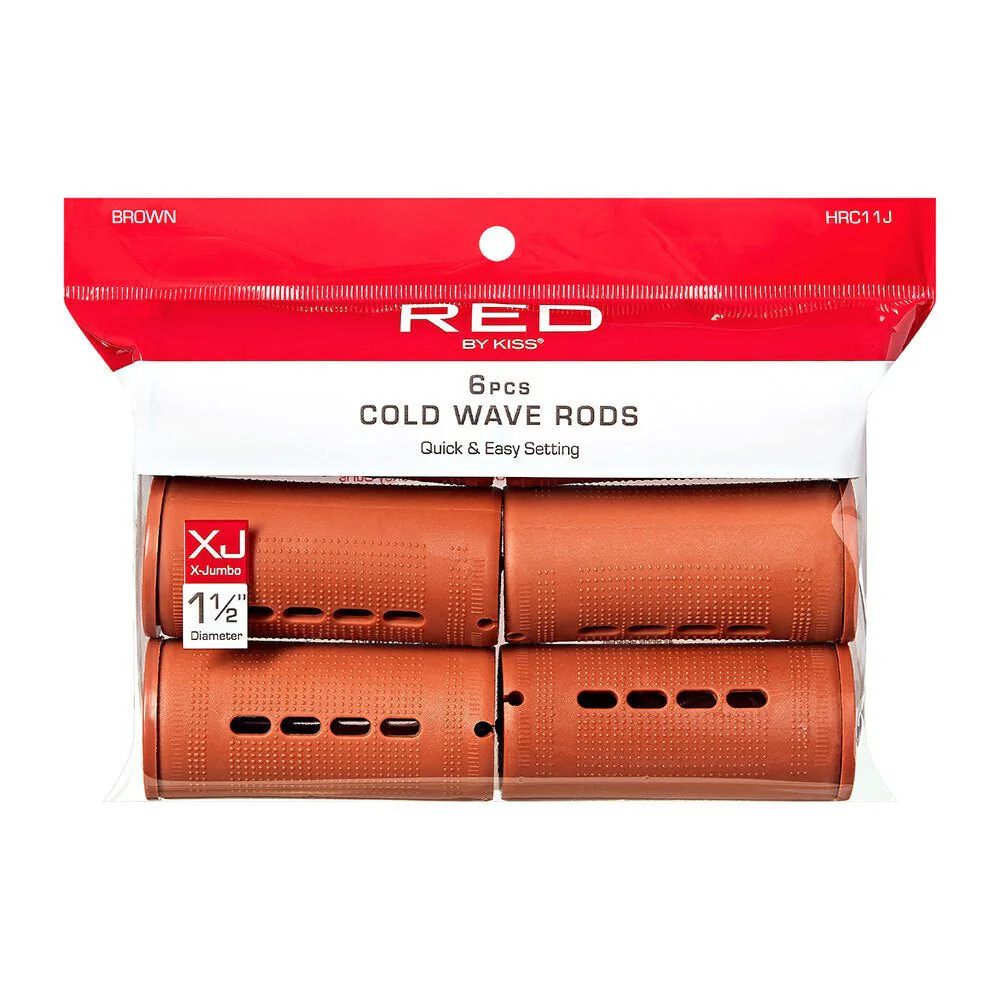 Red by Kiss Cold Wave Rods Synthetic - Ultra-Tight Defined Curls