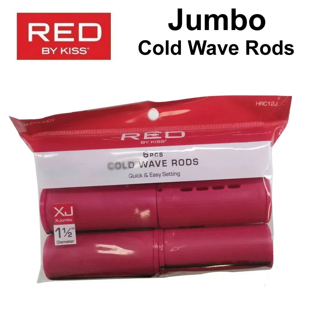 Red by Kiss Cold Wave Rods Synthetic - Ultra-Tight Defined Curls - Image 2