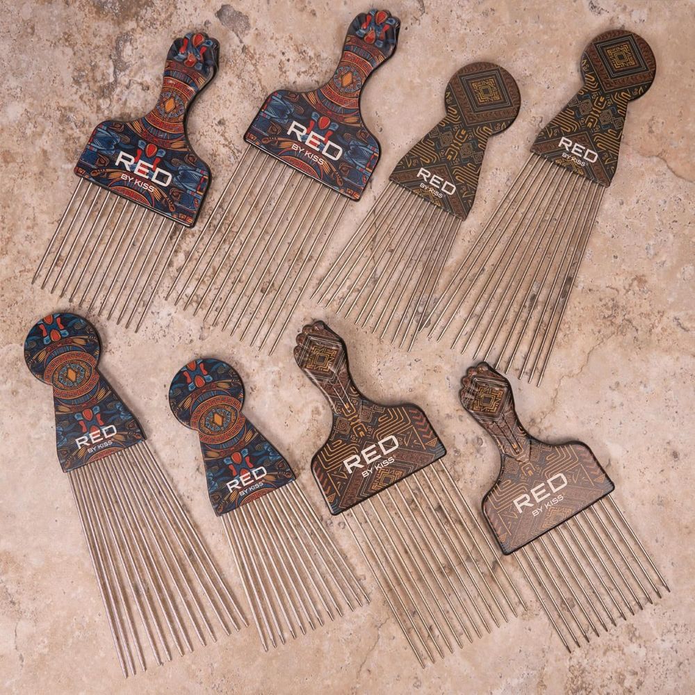 Red by Kiss Soul Pik Afro Hair Picks - Image 18