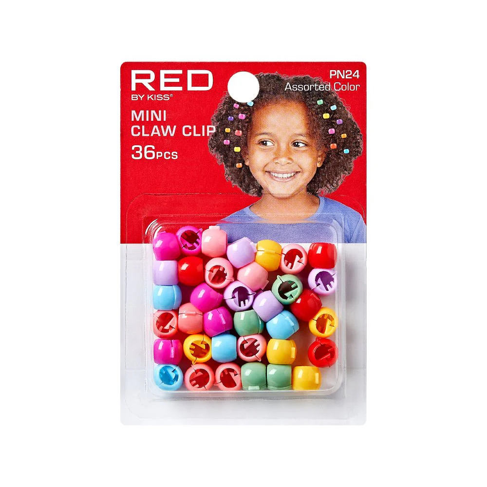 Red by Kiss Colorful Kids Hair Claw Clips - Image 10