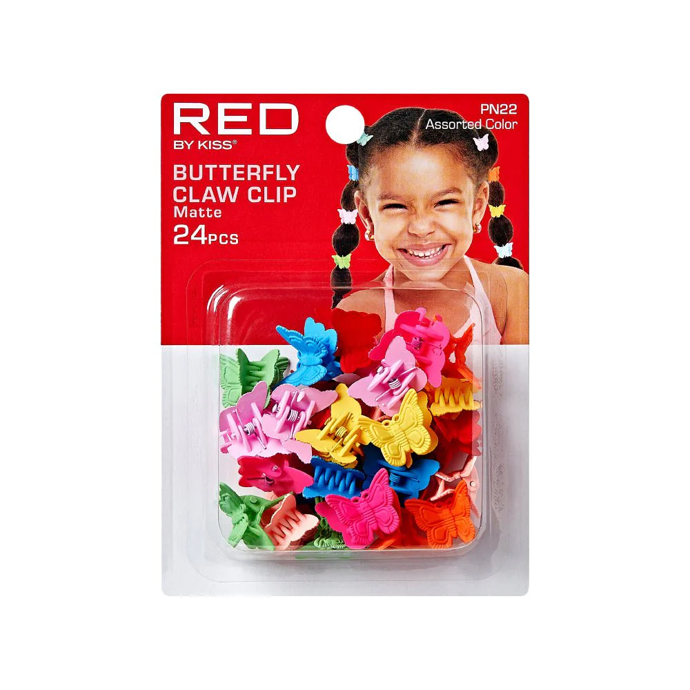 Red by Kiss Colorful Kids Hair Claw Clips - Image 4