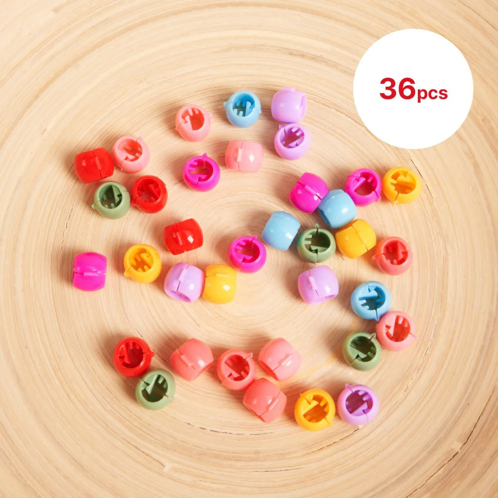 Red by Kiss Colorful Kids Hair Claw Clips - Image 9