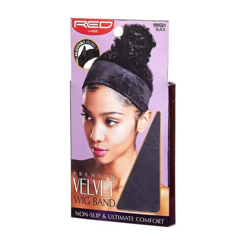 Red by Kiss Premium Velvet Wig Band β One Size - Image 2