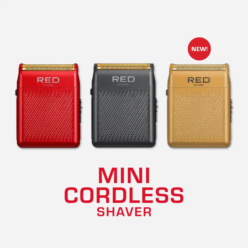 Red by Kiss Cordless Mini Shaver