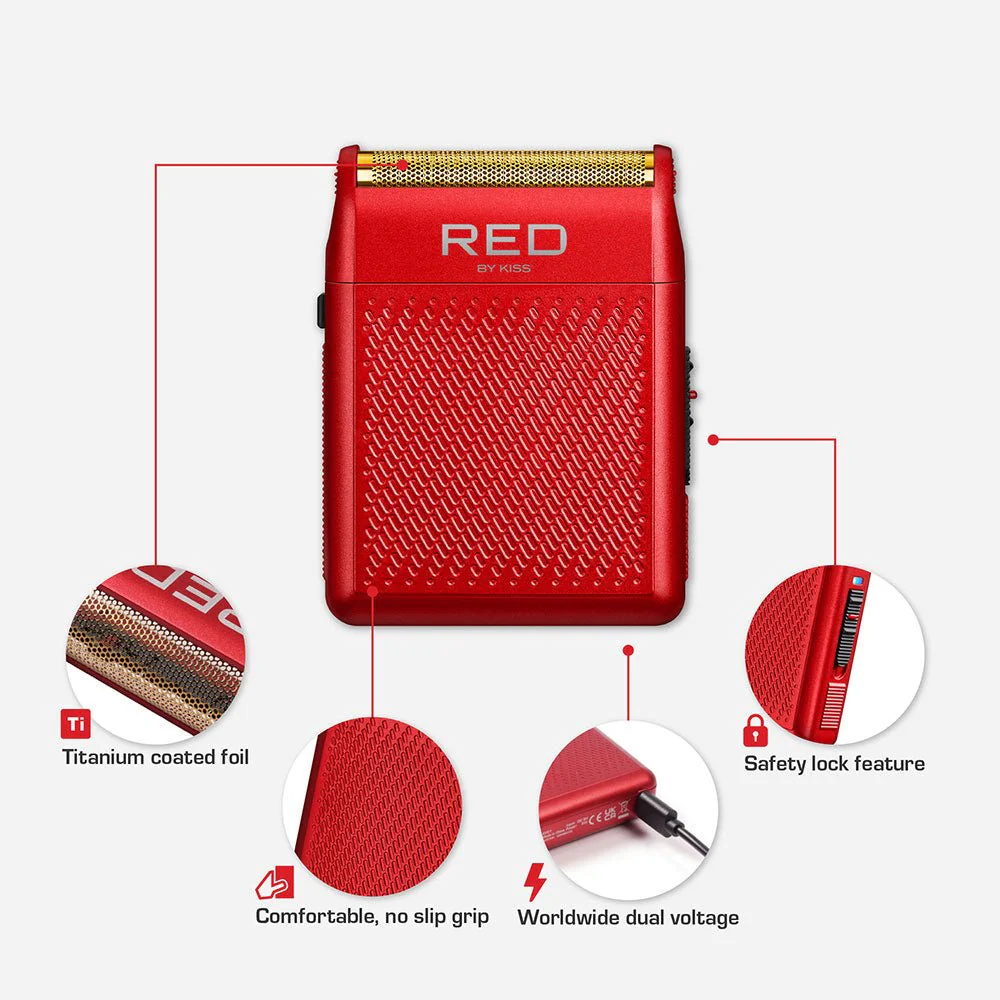 Red by Kiss Cordless Mini Shaver - Image 3