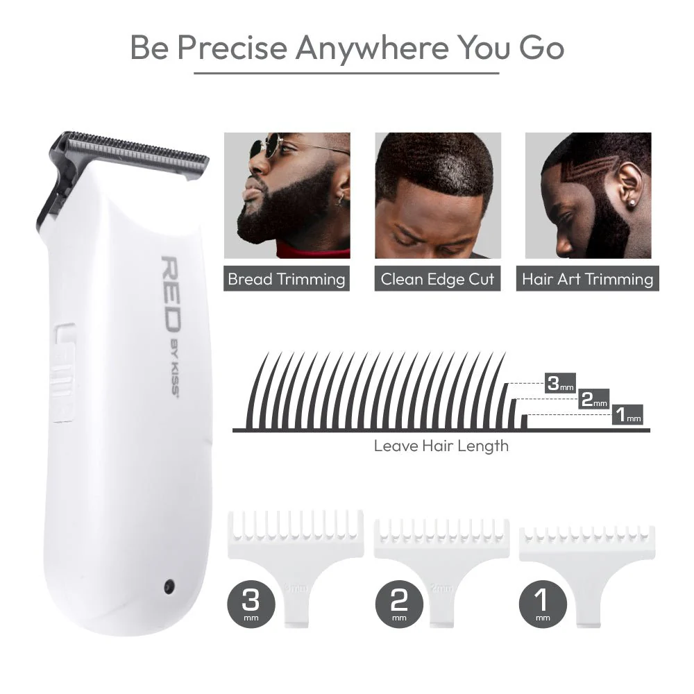 Red by Kiss Cordless Rechargeable Mini Trimmer - Image 2