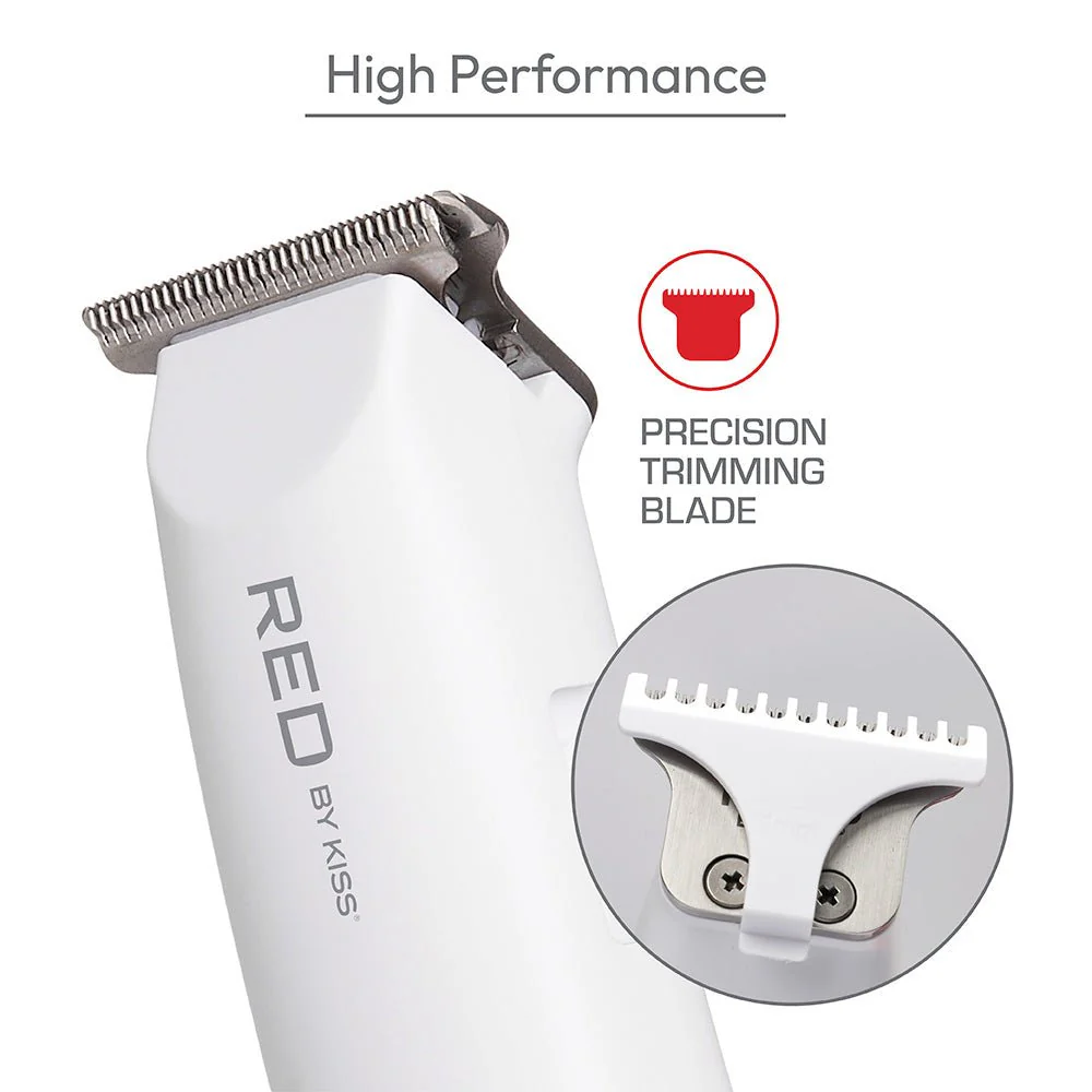 Red by Kiss Cordless Rechargeable Mini Trimmer - Image 4