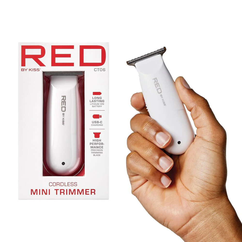 Red by Kiss Cordless Rechargeable Mini Trimmer - Image 7