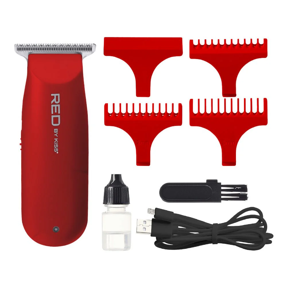 Red by Kiss Cordless Rechargeable Mini Trimmer - Image 9