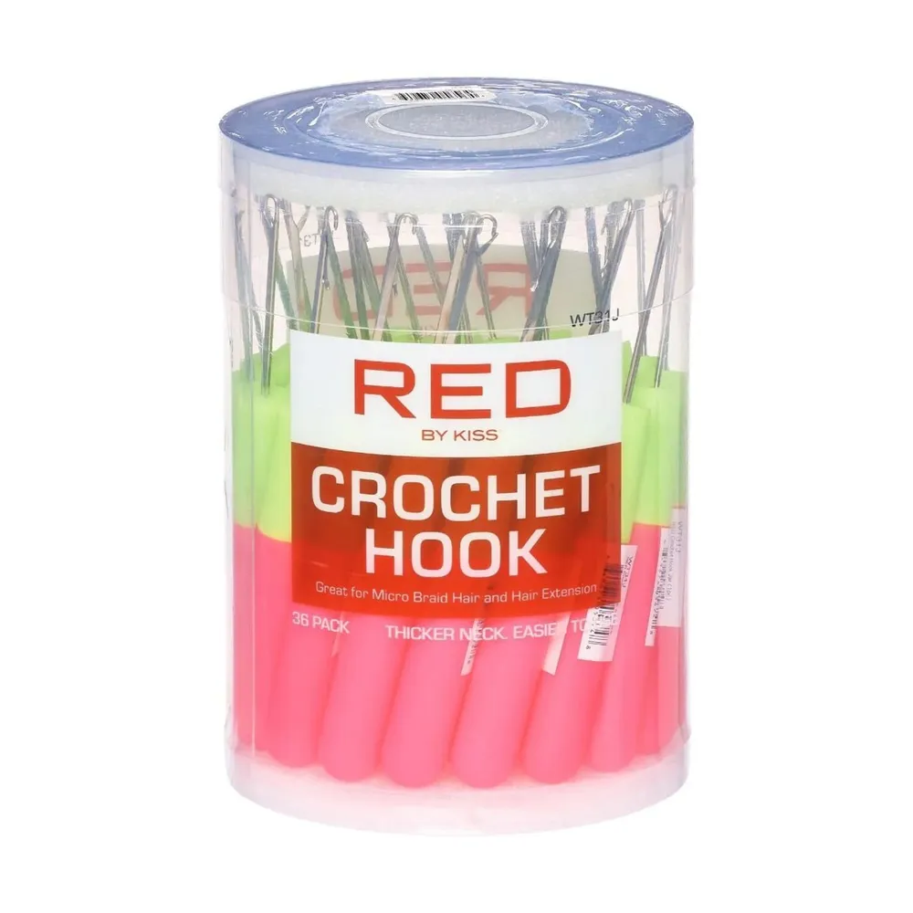 Red by Kiss Crochet Hook Jar