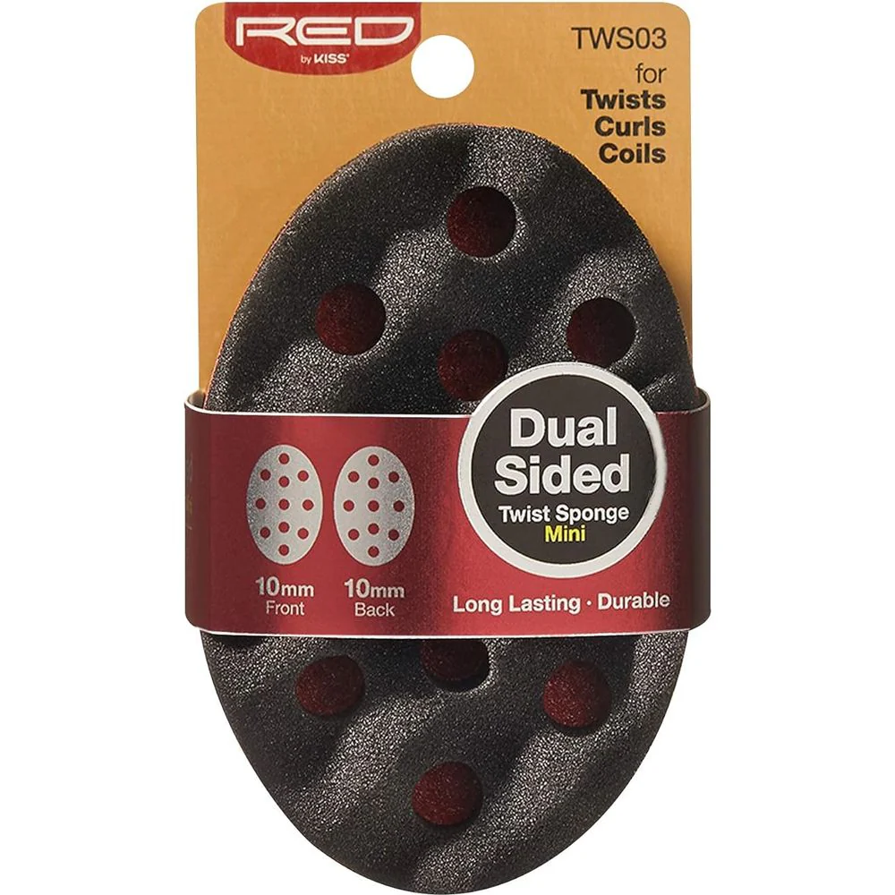RED by Kiss Dual Sided Twist Sponge β Two Styles in One