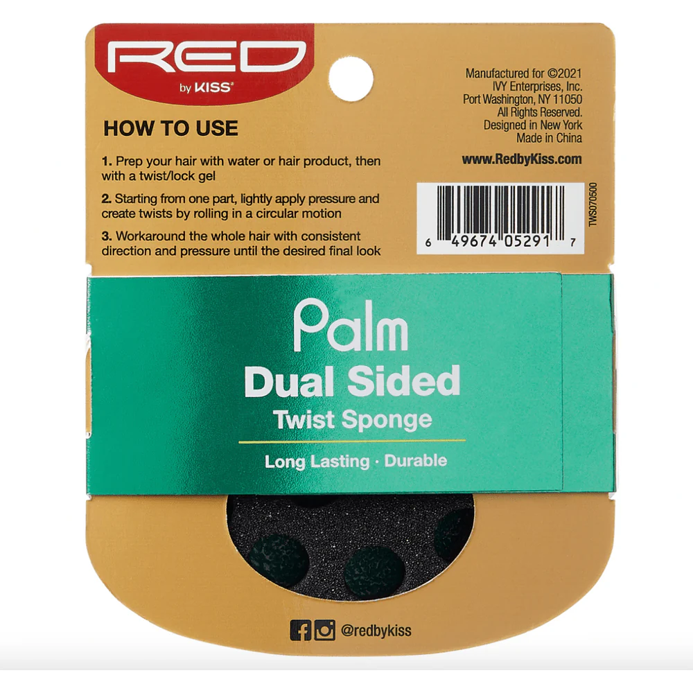 RED by Kiss Curved Dual Sponge Glove - 2-in-1 Twist Sponge - Image 5
