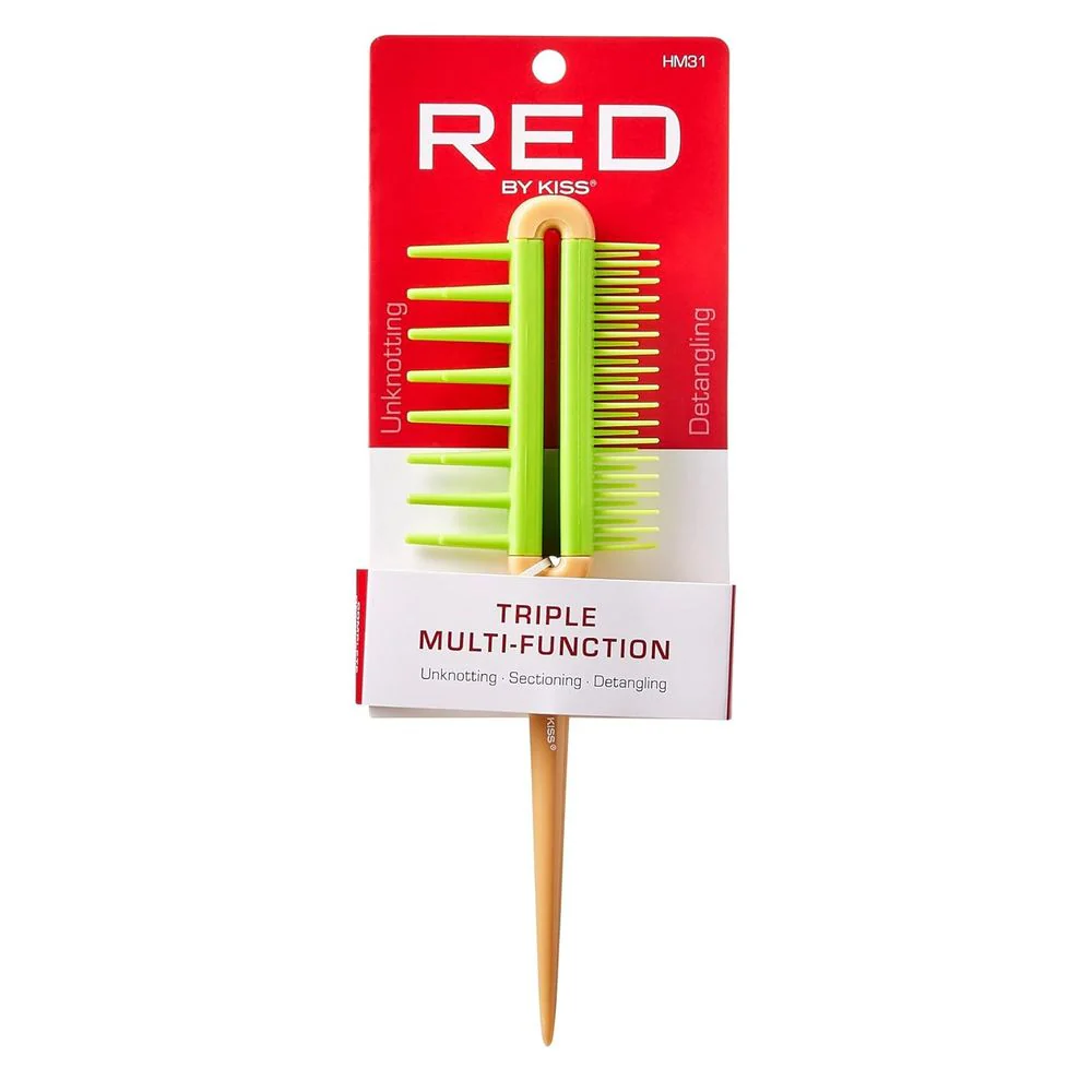 Red by Kiss Triple Multi-Function Comb - Image 3