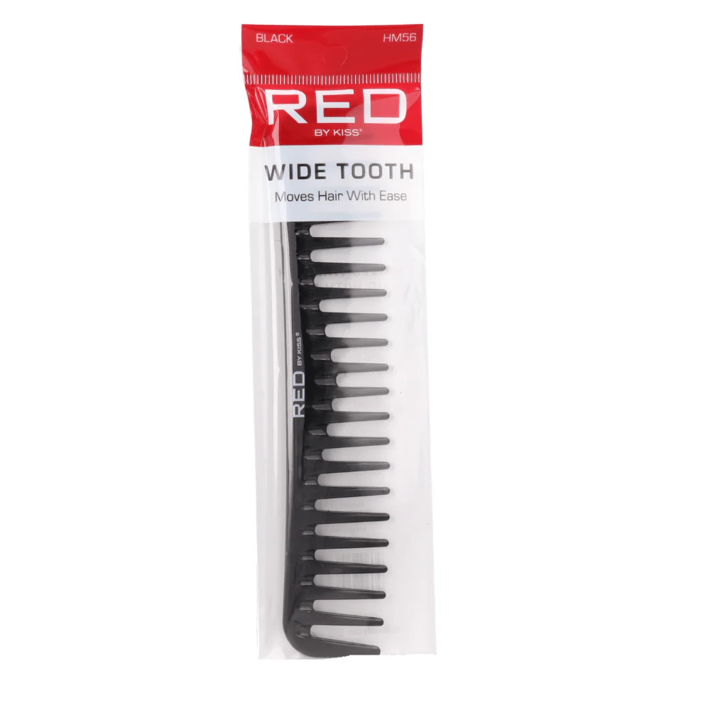 Red by Kiss Wide Tooth Comb โ Black - Image 3