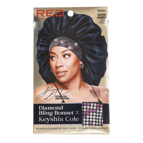 Red by Kiss Diamond Bling Bonnet x Keyshia Cole – Super Jumbo - Image 6