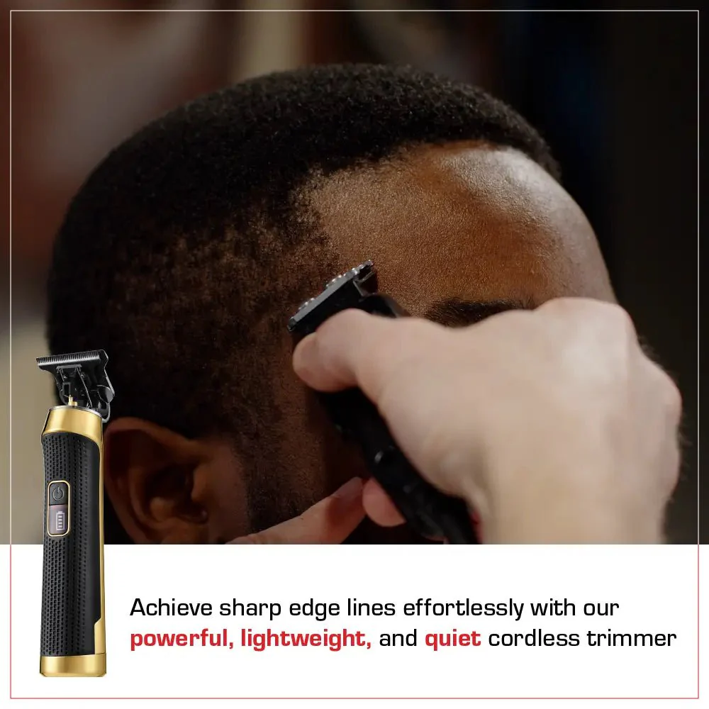 Red by Kiss Diamond Like Carbon Zero-Gap Cordless Trimmer - Image 4