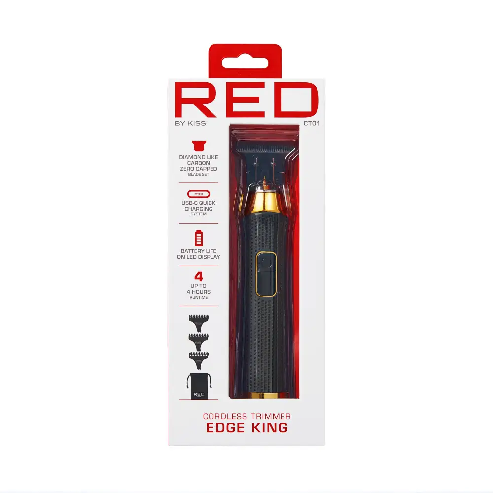 Red by Kiss Diamond Like Carbon Zero-Gap Cordless Trimmer - Image 8