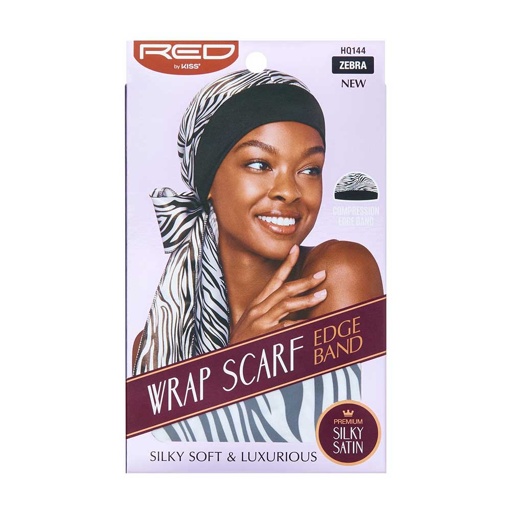 Red by Kiss Wrap Scarf Edge Band - Image 4