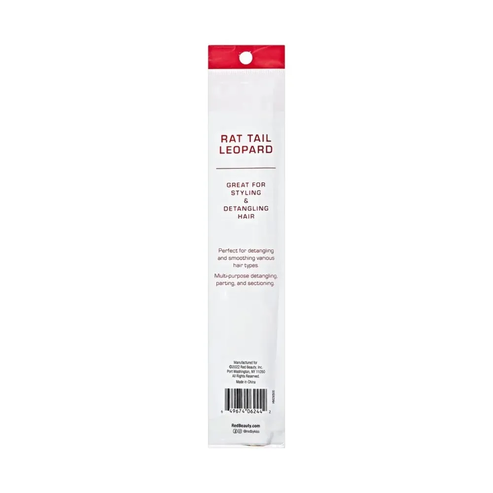 Red by Kiss Leopard Rat Tail Comb - Image 6