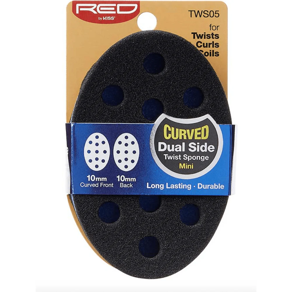 RED by Kiss Curved Dual Side Twist Sponge - 2-Sided Sponge