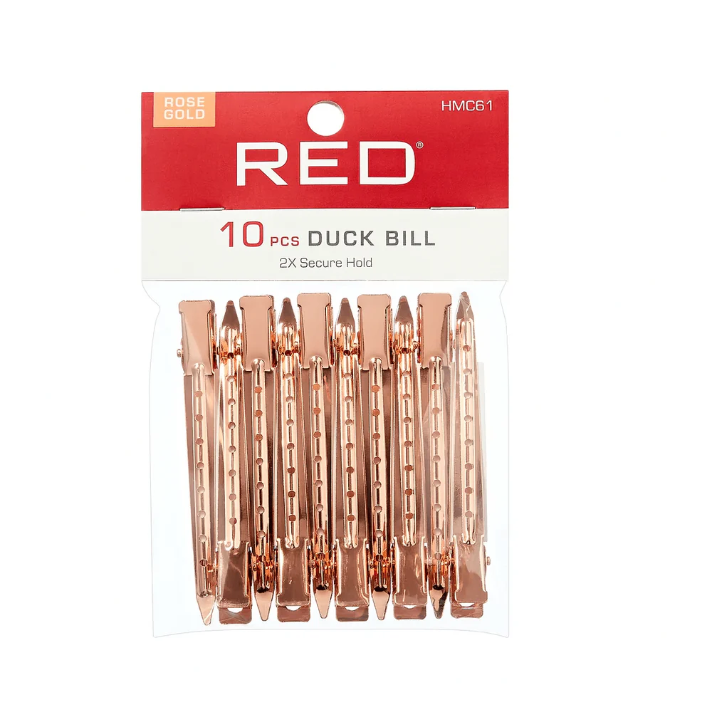 Red by Kiss Duck Bill Clips β Secure