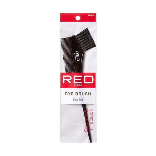 Red by Kiss Dye Brush with Rat Tail โ Smooth Color