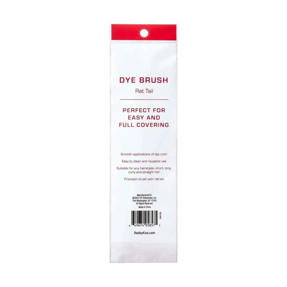 Red by Kiss Dye Brush with Rat Tail โ Smooth Color - Image 4