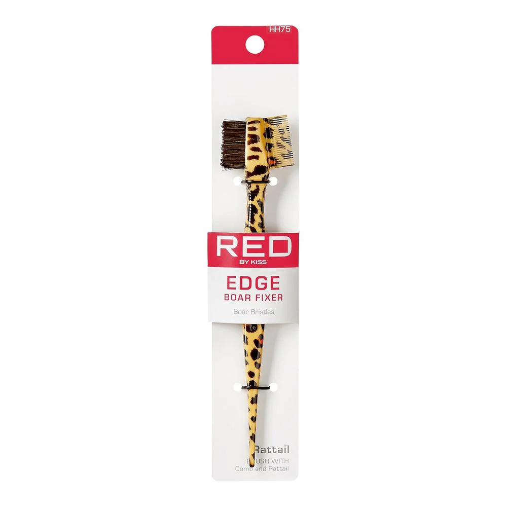 Red by Kiss Edge Boar Fixer Rat Tail