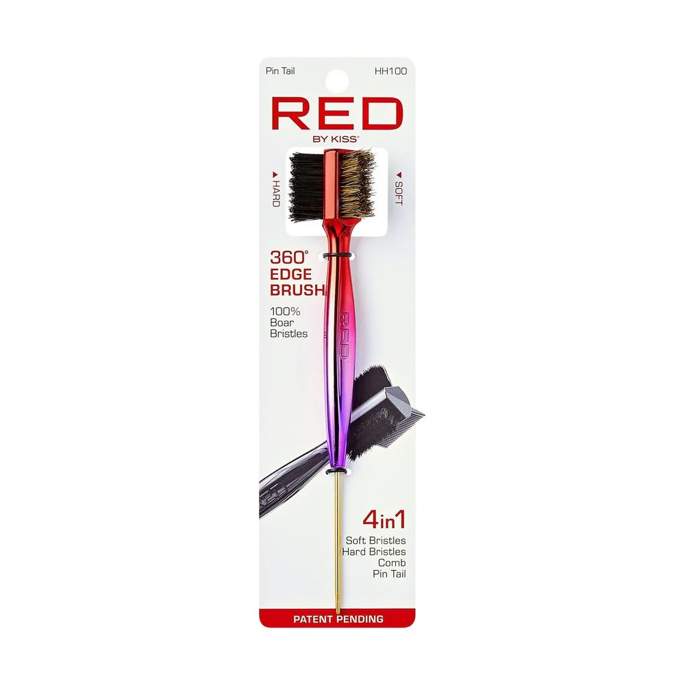 Red by Kiss Edge Brush 4-in-1 with Pin Tail - Image 2