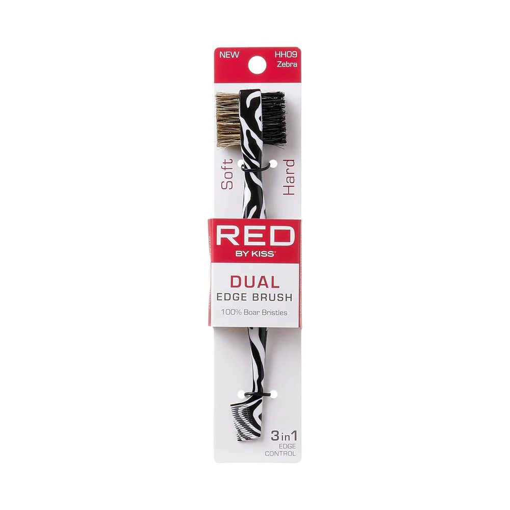 Red by Kiss Dual Edge Brush 3-in-1